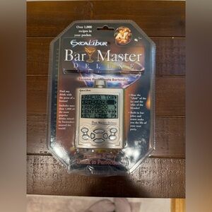 Excalibur Bar Master Deluxe Cocktail Recipe Device - Silver